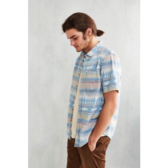 CPO Provisions Tribal Short Sleeve Button Down - Picture 2 of 6